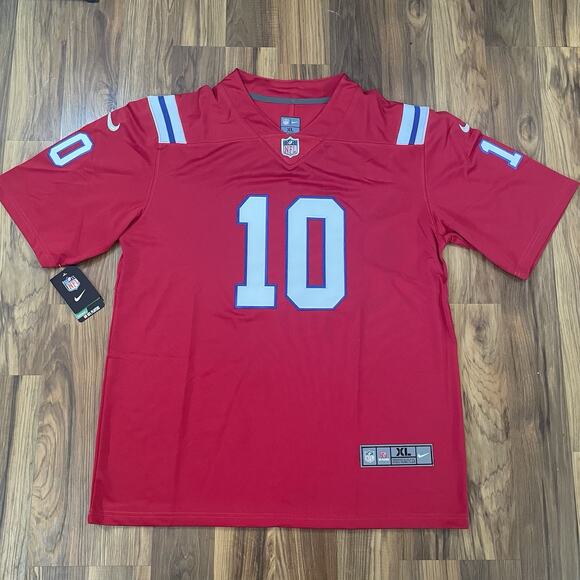 NWT Nike On Field NFL New England Patriots Drake Maye #10 Alt Jersey Men’s XL - Picture 1 of 8